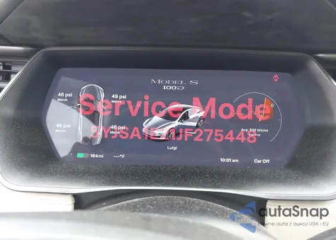 2018 Tesla Model S 100D/75D/P100D from USA, damaged, VIN 5YJSA1E21JF275448